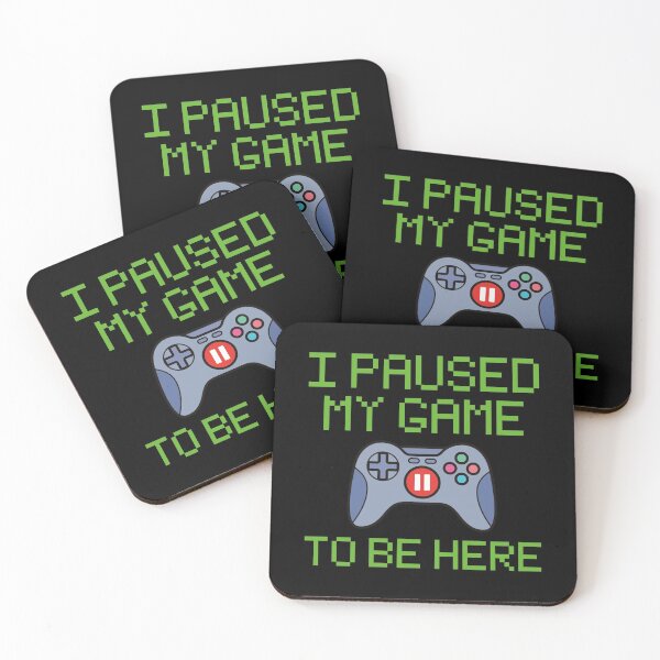 Item preview, Funny Gamer T-Shirt, I Paused My Game To Be Here, Sarcastic Gaming Cool Word T Shirt For Gamer Men Women designed and sold by Happiness Shop.