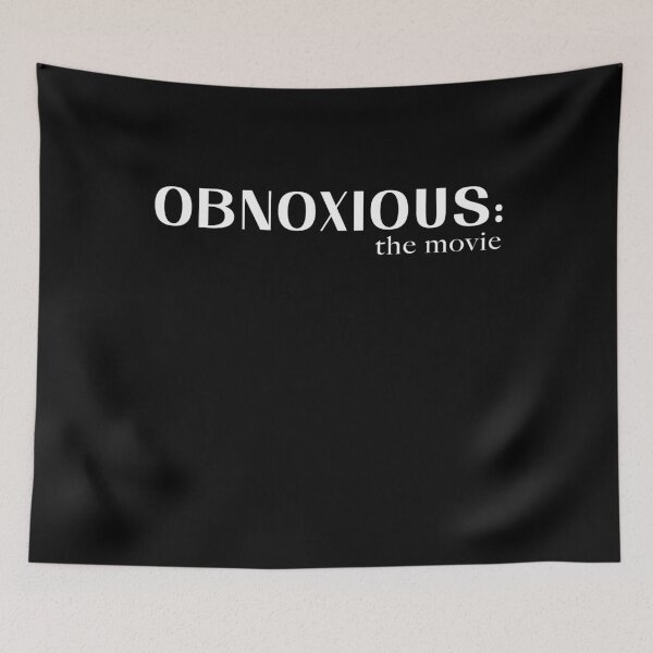 Item preview, OBNOXIOUS: the movie # 1 (white font) designed and sold by RICK-TURNER.