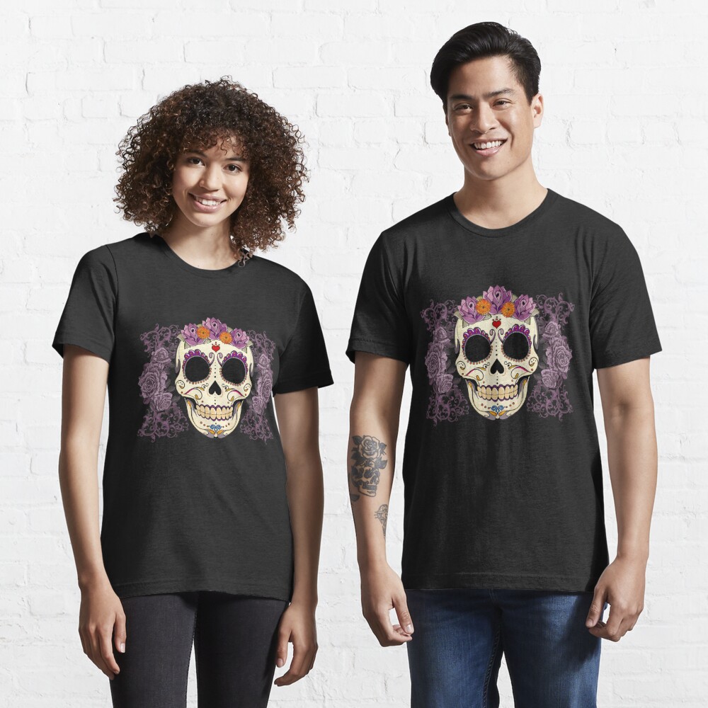 Vintage Skull and Roses Essential T-Shirt