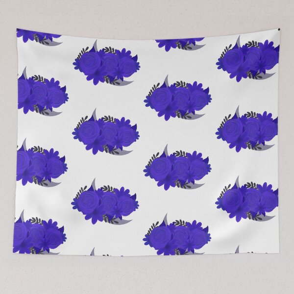 Item preview, Moon floral purple designed and sold by LustandRecovery.