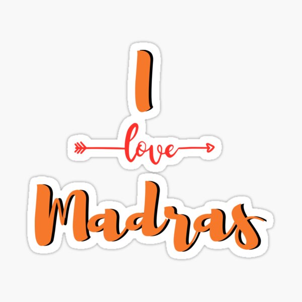 Aperçu de l'œuvre J'aime Madras créée et vendue par joetrade.