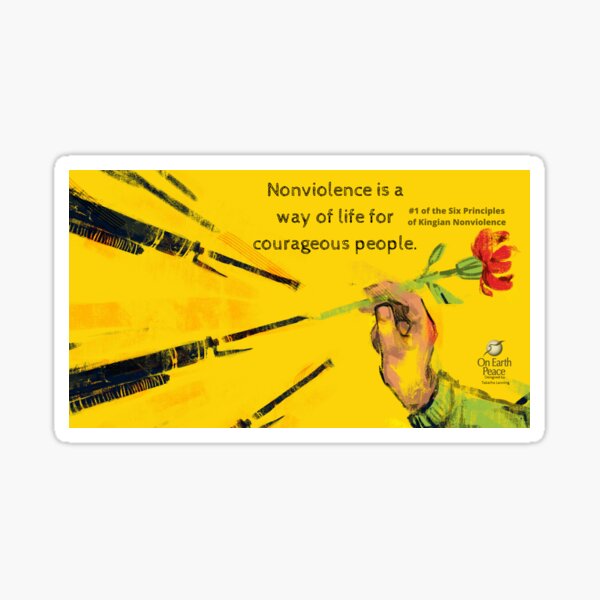 Item preview, On Earth Peace Nonviolence Poster designed and sold by On Earth Peace Merch.