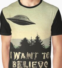 X-Phile: I WANT TO BELIEVE Graphic T-Shirt