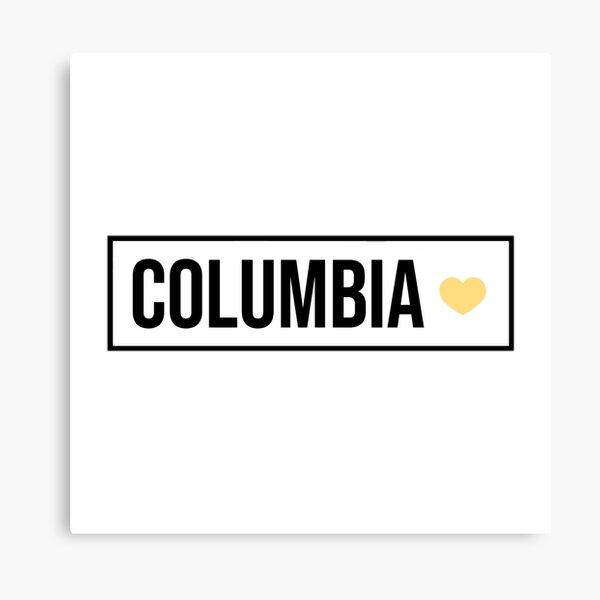 COLUMBIA MISSOURI SIGN Canvas Print