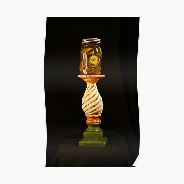 Pickles on a Pedestal Poster