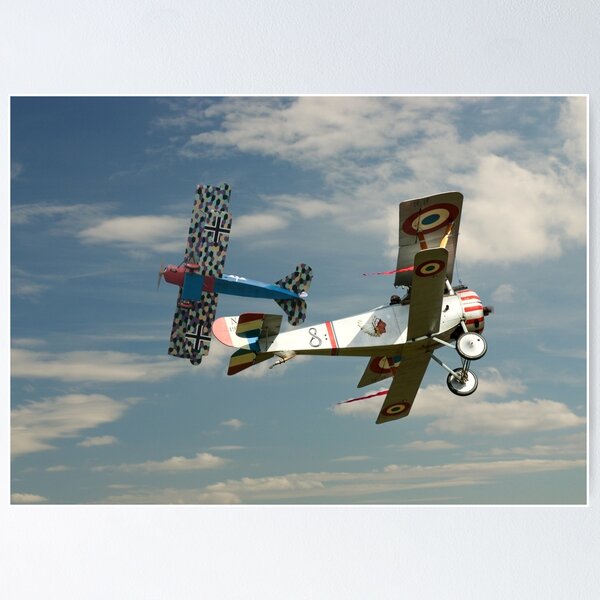 Vista previa del artículo con la obra «Fighting Colors - WW1 Aerial Combat», diseñado y vendido por Pat Speirs.
