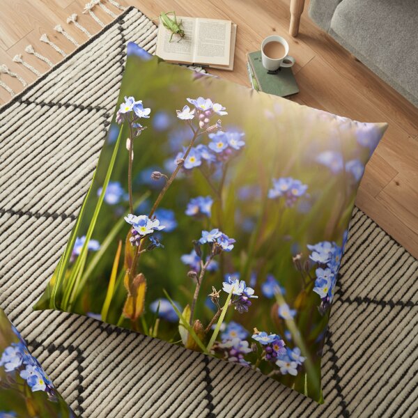Forget me not Floor Pillow