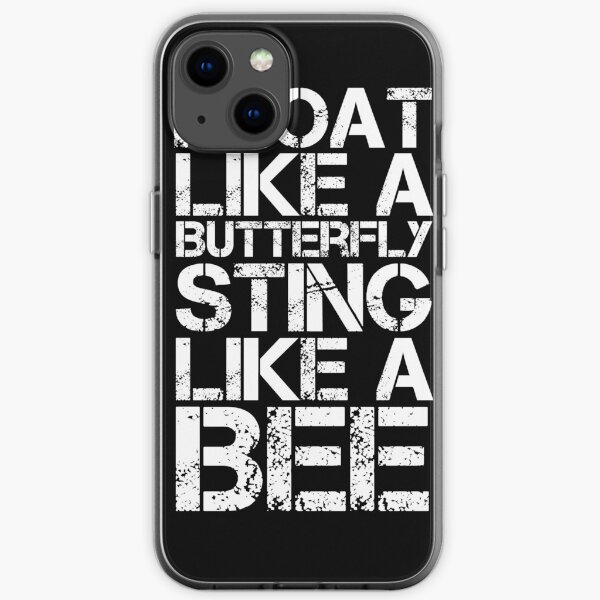 Float Like A Butterfly Sting Like A Bee Iphone Cases Redbubble