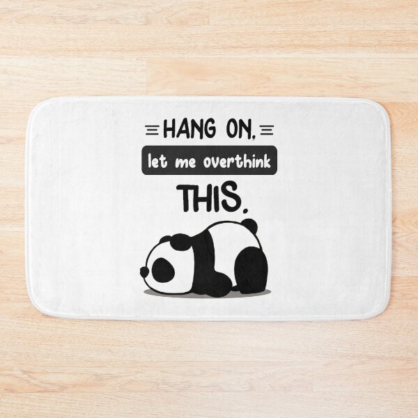 Item preview, Lazy Panda Hang On Let me Overthink This. Hilarious gift for lazy friends designed and sold by Akmloza.