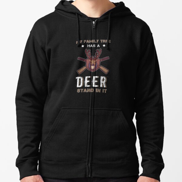 Funny Fishing And Hunting Gifts Fisher Humor Deer Hunting Pullover Hoodie