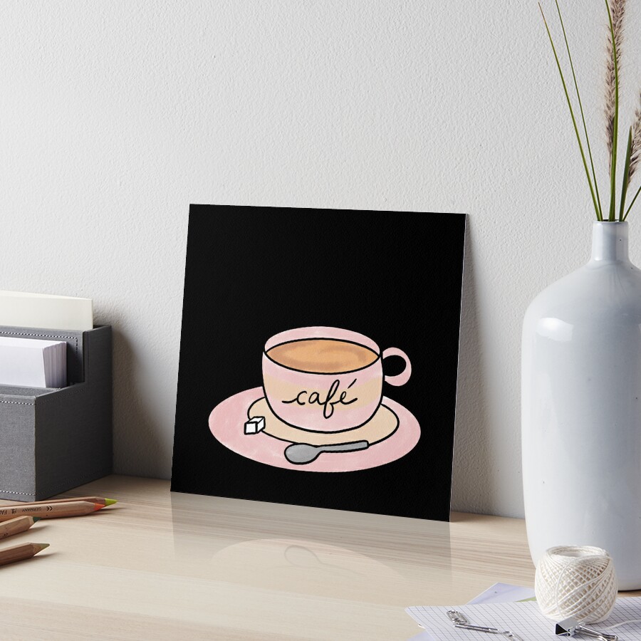 Coffee Cup Cute Coffee Dates Pretty Pink Coffee Cup Cute Coffee Lover Gift  Steaming Cup of Coffee Cappuccino Espresso Latte Macchiato Mocha Cute