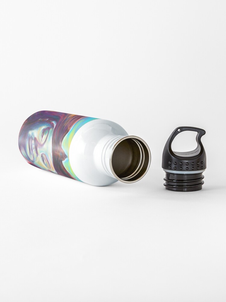 Alternate view of Alfred Hitchcock Bird Abstract - Original Art By Kraken Sky Water Bottle