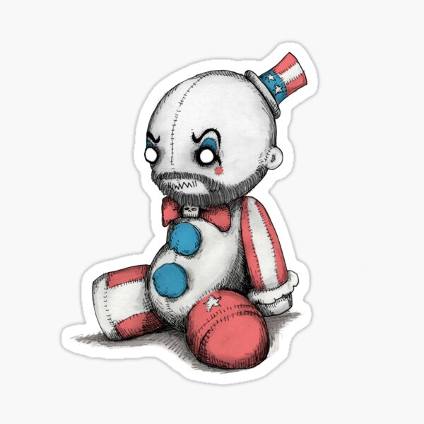 Plush Spaulding Sticker