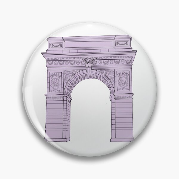 Item preview, NYU Washington Square Arch Purple designed and sold by ArtbyAbbyLamdan.