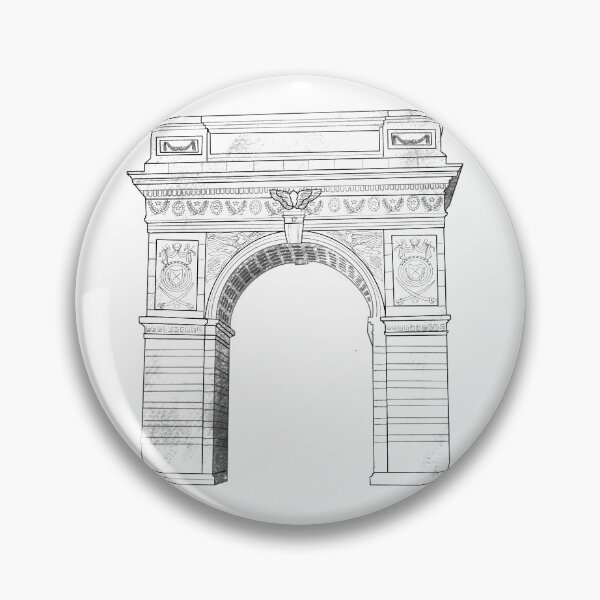 Item preview, NYU Arch Grey designed and sold by ArtbyAbbyLamdan.