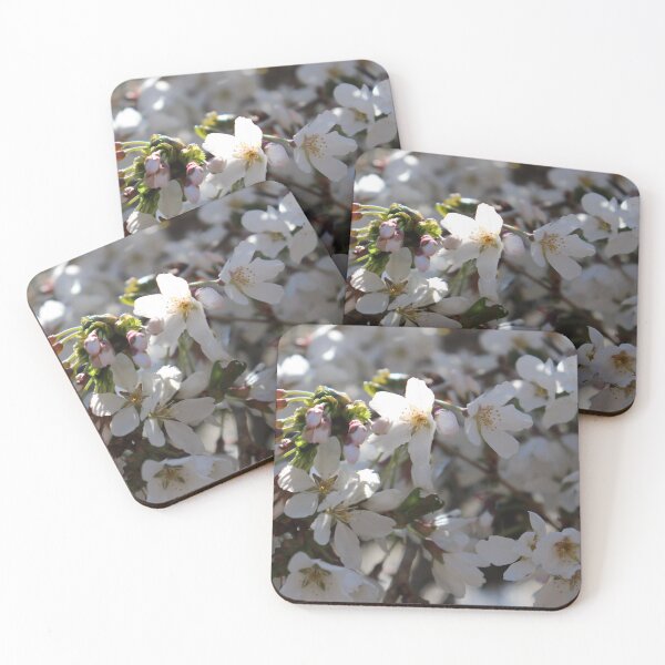 Item preview, Spring white flowers blooming designed and sold by Pearlsofparis.