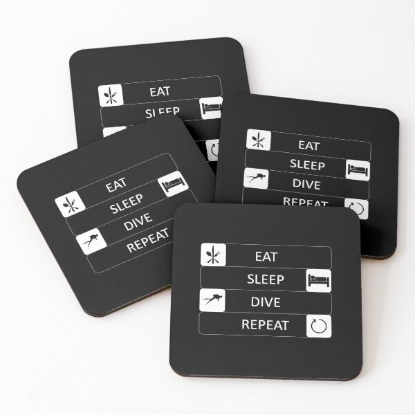 Item preview, Eat Sleep Dive Repeat - Sports - Hobby designed and sold by AndiHK.