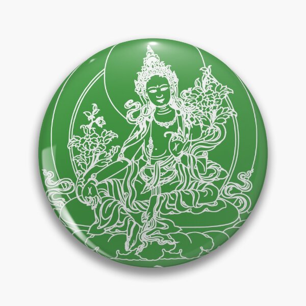Item preview, Green Tara Mantra Buddha Tibetan Buddhism Vajrayana Tantra designed and sold by h44k0n.