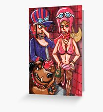 Dastardly Deeds Greeting Card