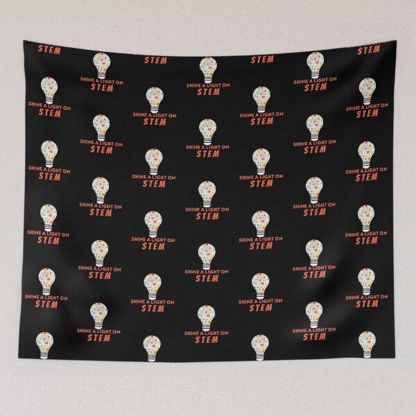 Item preview, SHINE A LIGHT ON STEM SCIENCE TECHNOLOGY ENGINEERING MATH   designed and sold by Hippiesole.