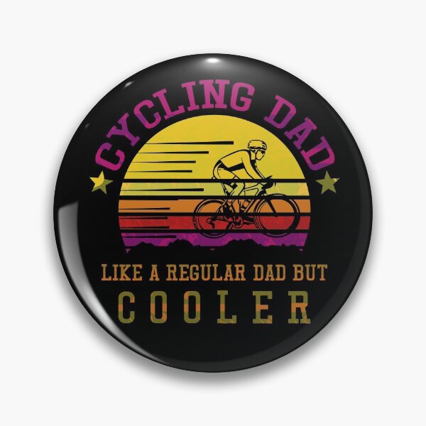 Item preview, Cycling Dad Like A Regular Dad But Cooler | Funny Vintage Cyclist Father's Day Gift designed and sold by BeYourOwnHero.