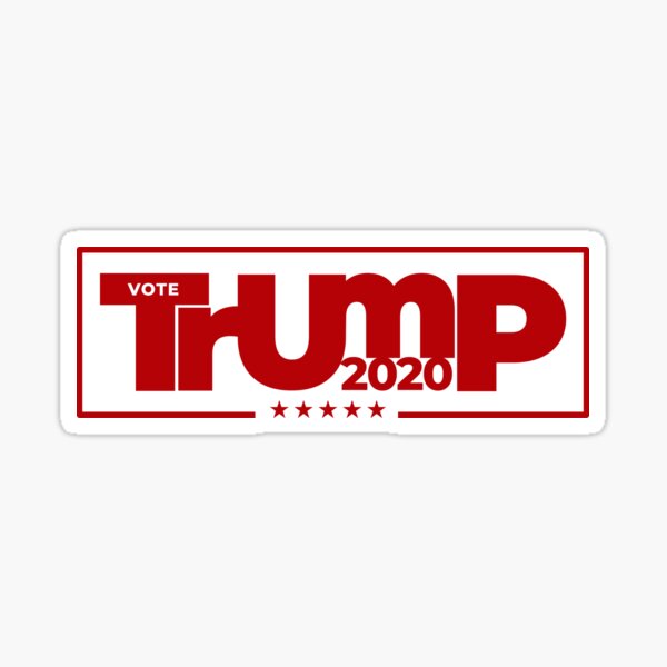 Artikel-Vorschau von Trump 2020 rotes Logo, designt und verkauft von Freedom Sign.