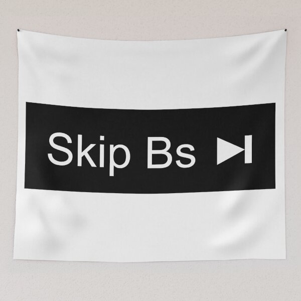 Item preview, Skip Bs | Typography designed and sold by rsty11.