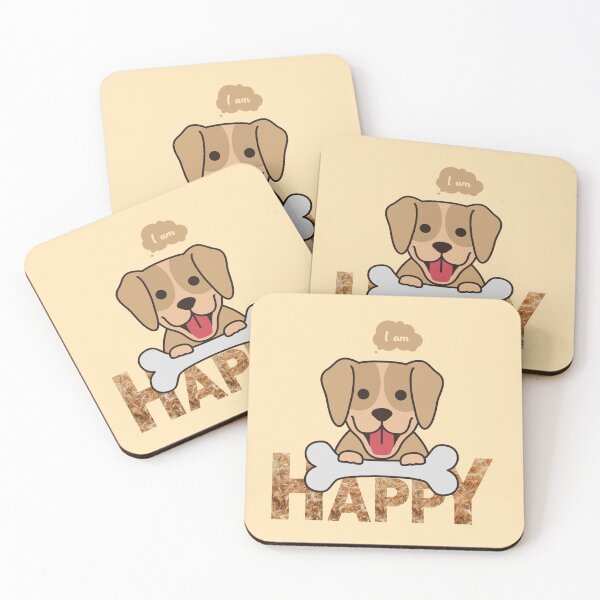 Item preview, Happy | Dog | I am | Affirmations | Affirmed Art designed and sold by AffirmedStudio.