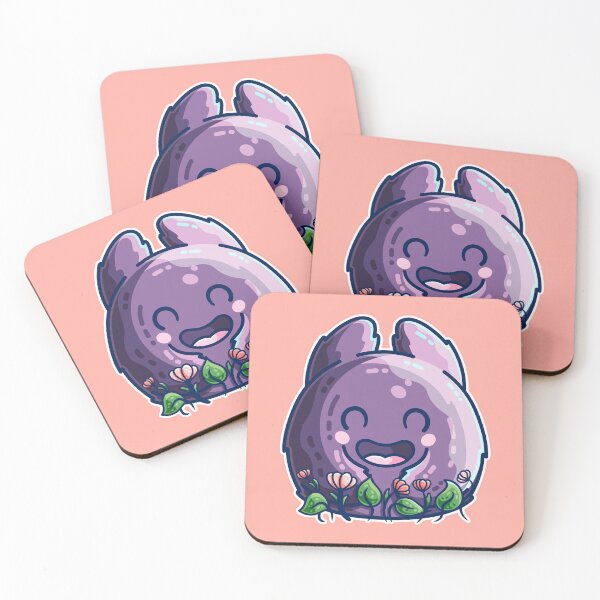 Item preview, Cute Friendly Monster and Flowers designed and sold by Flaming Imp.