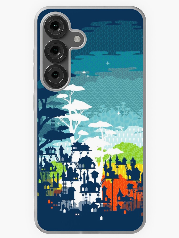 Thumbnail 1 of 4, Samsung Galaxy Phone Case, Rainforest City designed and sold by EleanorLutz.