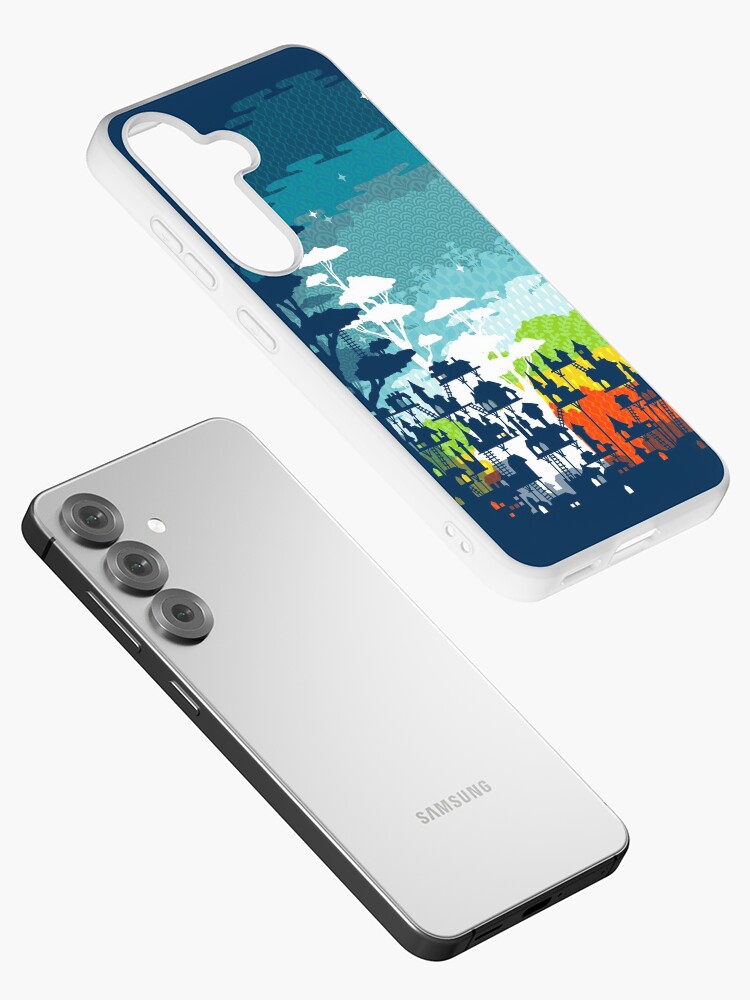 Thumbnail 2 of 4, Samsung Galaxy Phone Case, Rainforest City designed and sold by EleanorLutz.