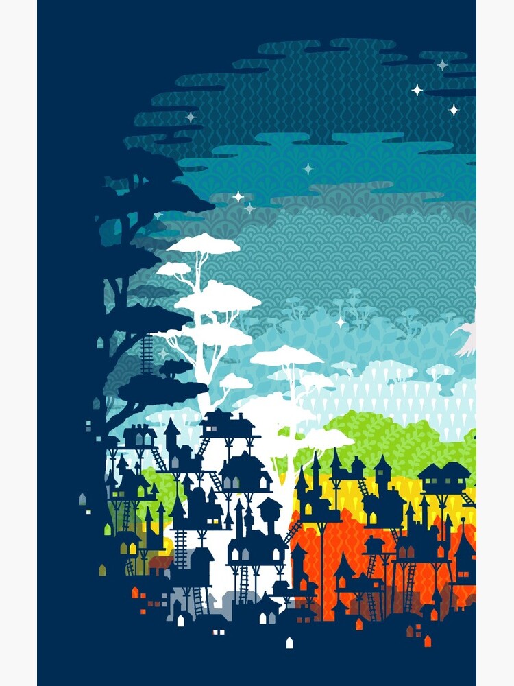 Thumbnail 4 of 4, Samsung Galaxy Phone Case, Rainforest City designed and sold by EleanorLutz.