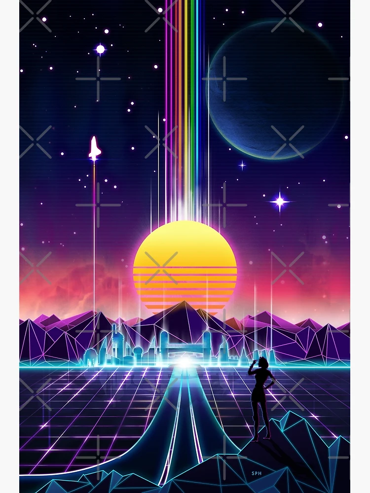 Neon Sunrise | Poster