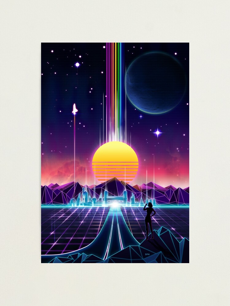Alternate view of Neon Sunrise Photographic Print