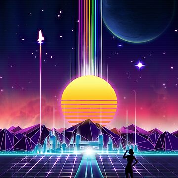 Artwork thumbnail, Neon Sunrise by forge22
