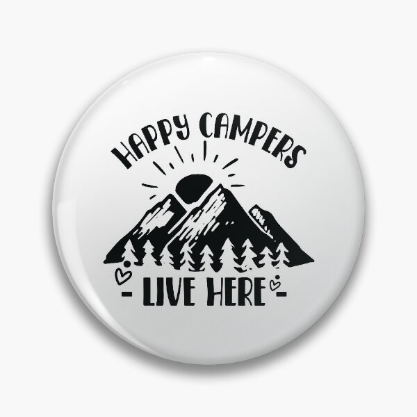 Item preview, Happy Campers viven aquí designed and sold by Brian Kroijer.