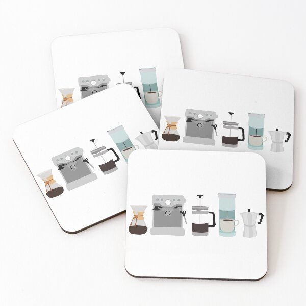 Item preview, Coffee Machine Line Up designed and sold by Sarah Burk.
