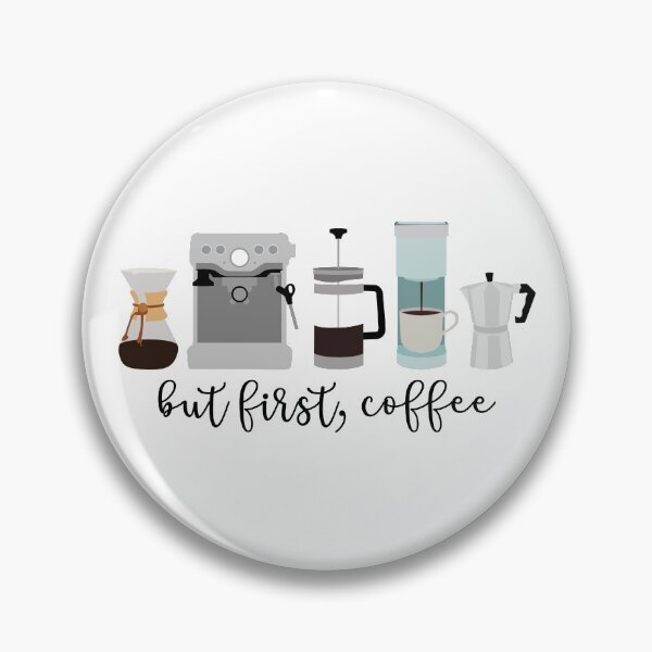 Item preview, But First Coffee (Machines) designed and sold by Sarah Burk.