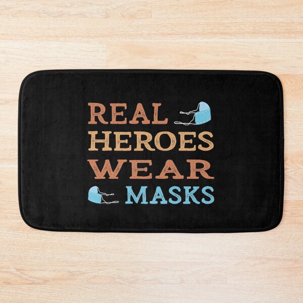 Item preview, Real heroes wear masks	 designed and sold by TheaDesign.