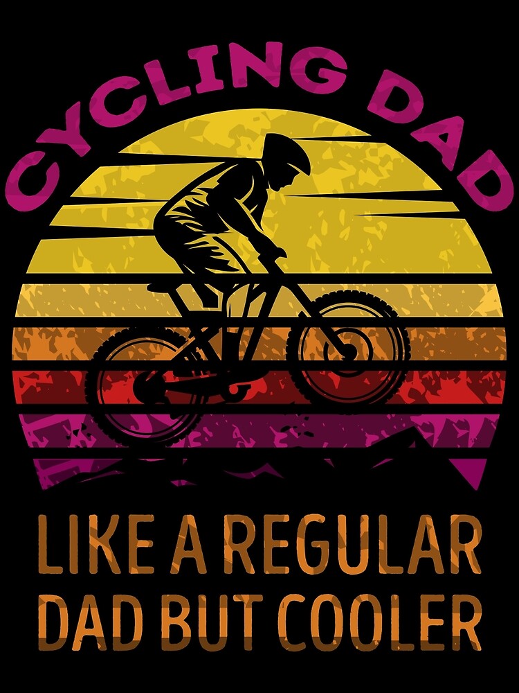 Tarjetas de felicitación « Regalo divertido del día del padre del ciclista  vintage» de BeYourOwnHero | Redbubble