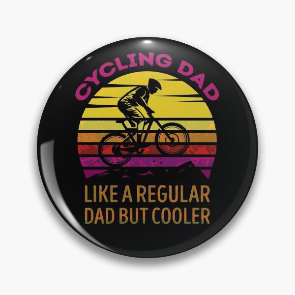 Item preview, Cycling Dad Like A Regular Dad But Cooler | Funny Vintage Cyclist Father's Day Gift designed and sold by BeYourOwnHero.