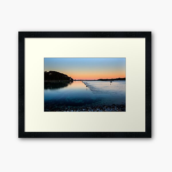 Tidal Flow Framed Art Print