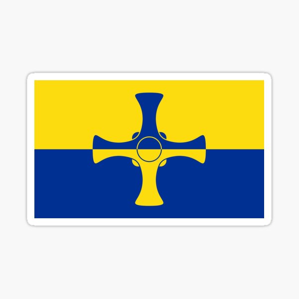 Item preview, County Durham Flag Gifts, Stickers & Products designed and sold by mpodger.