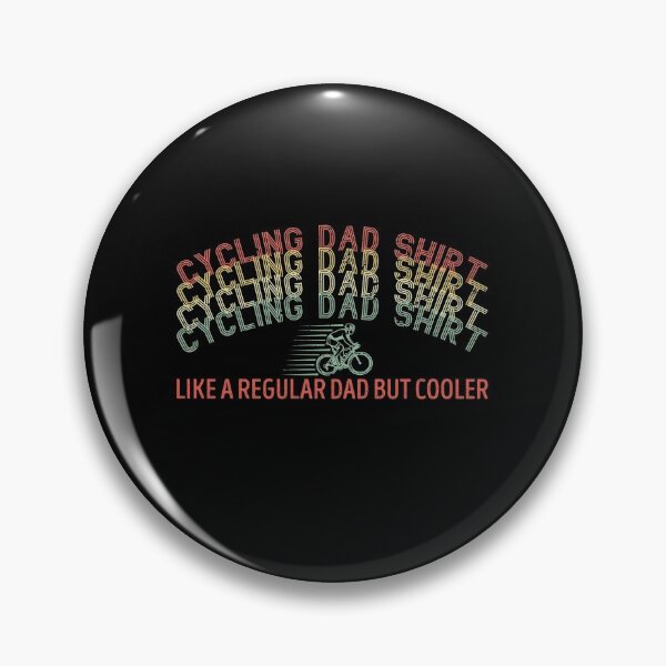 Item preview, Cycling Dad Like A Regular Dad But Cooler | Funny Vintage Cyclist Father's Day Gift designed and sold by BeYourOwnHero.
