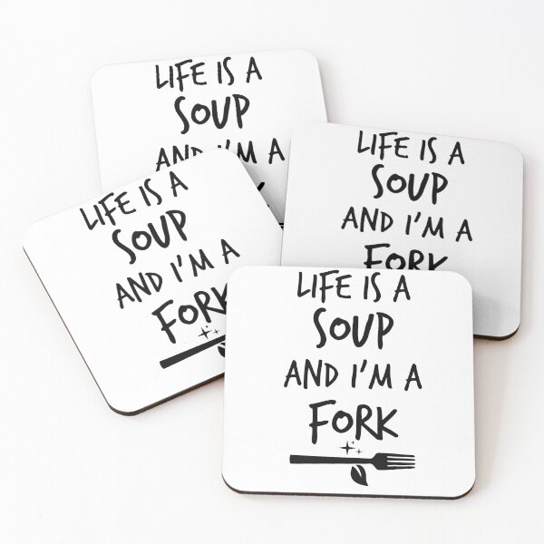 Item preview, Life is a Soup and I'm a Fork ,Sarcastic tshirt, funny sarcastic shirt gifts designed and sold by Noussairox.