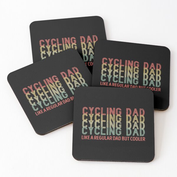 Item preview, Cycling Dad Like A Regular Dad But Cooler | Funny Vintage Cyclist Father's Day Gift designed and sold by BeYourOwnHero.