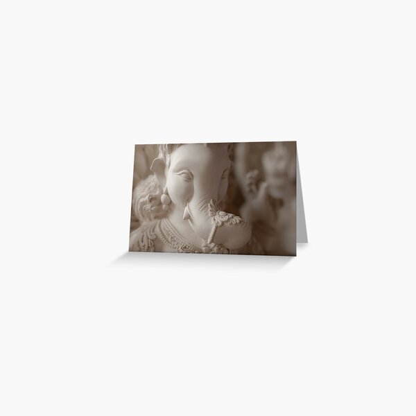 Moods of Lord Ganesh & the making of idols #2 Greeting Card