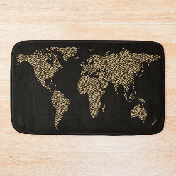 Item preview, Golden world map designed and sold by Daridara.