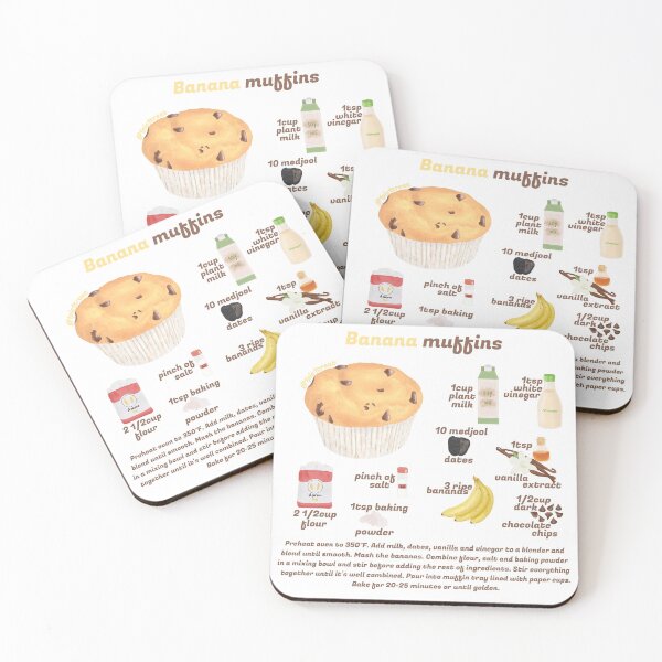 Item preview, Banana Muffins designed and sold by onepiconetreat.