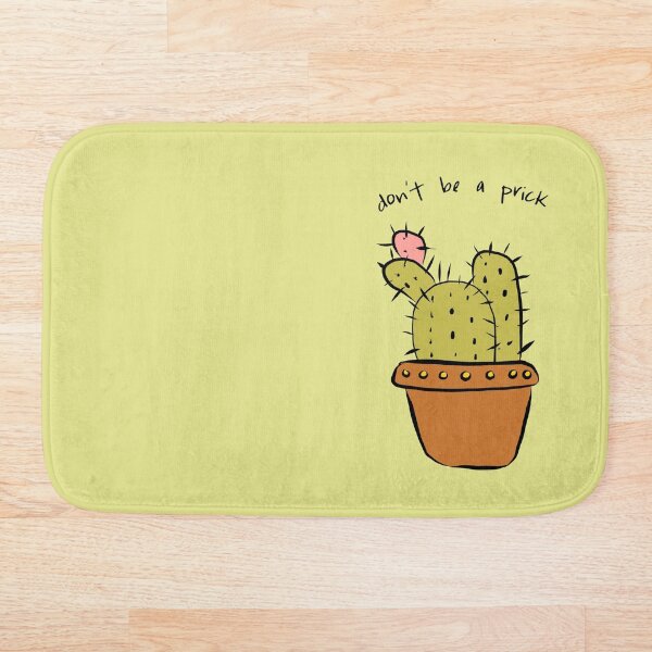 Prickly Pear Cactus Bath Mat